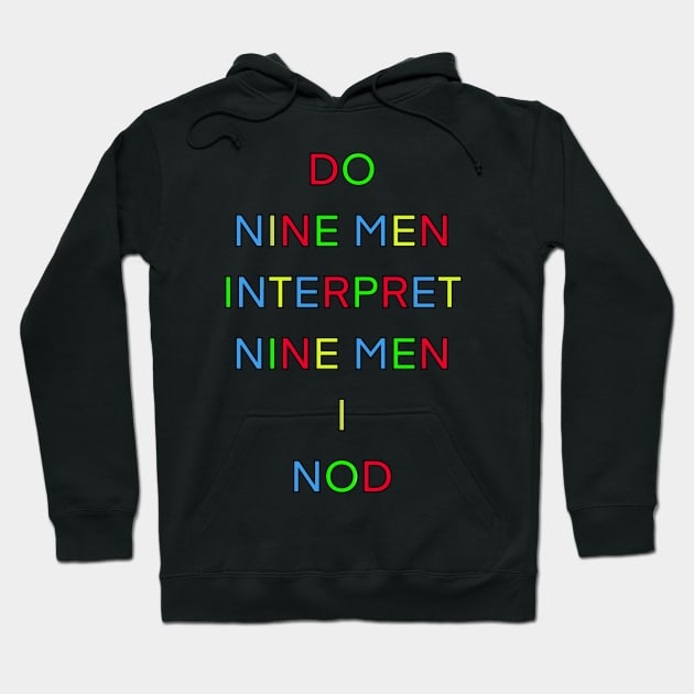 DO NINE MEN INTERPRET NINE MEN I NOD Hoodie by sailorsam1805